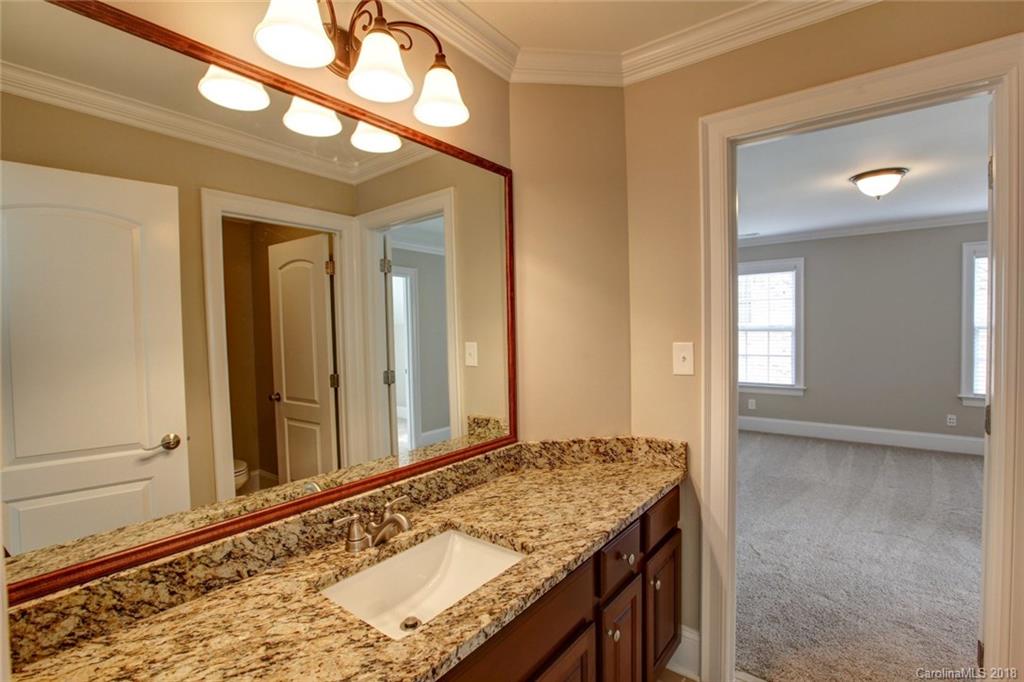 272 Hemmingway Lane Fort Mill, SC 29708 - Photo 14 of 24 a bathroom with a granite countertop sink and a mirror