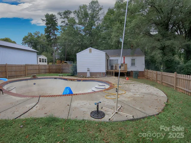 a view of outdoor space yard and swimming pool