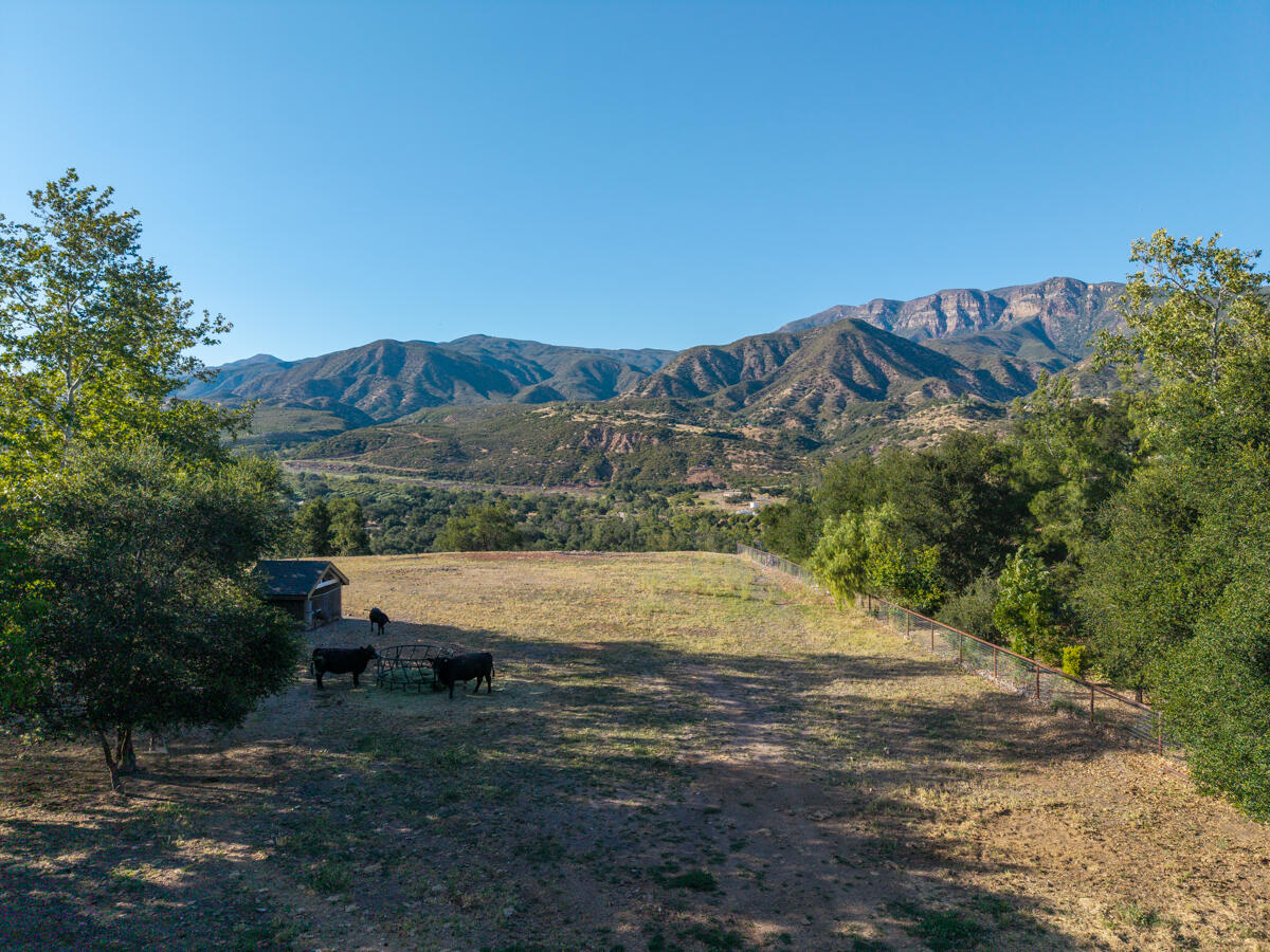 13100 Ojai Road Santa Paula, CA 93060 - Photo 56 of 60 a view of a lake with a mountain in the background