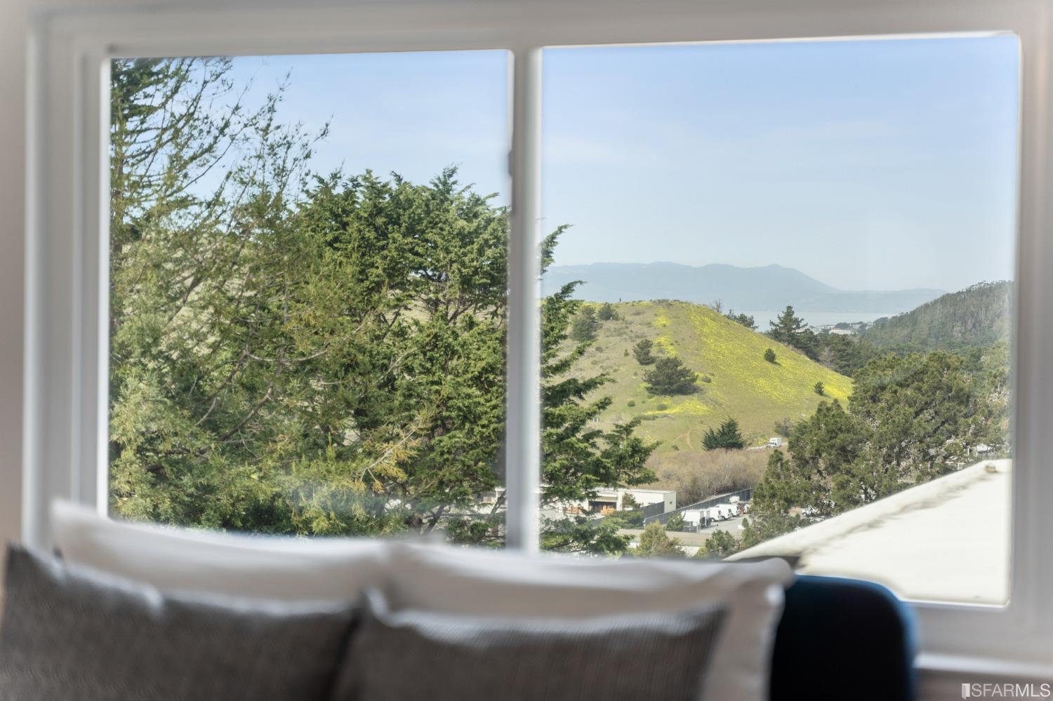 296 Reichling Avenue Pacifica, CA 94044 - Photo 13 of 39 a view of a window and a tree in a window