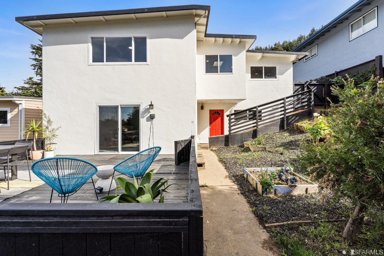 296 Reichling Avenue Pacifica, CA 94044 - Photo 32 of 39 a view of house with patio outdoor seating