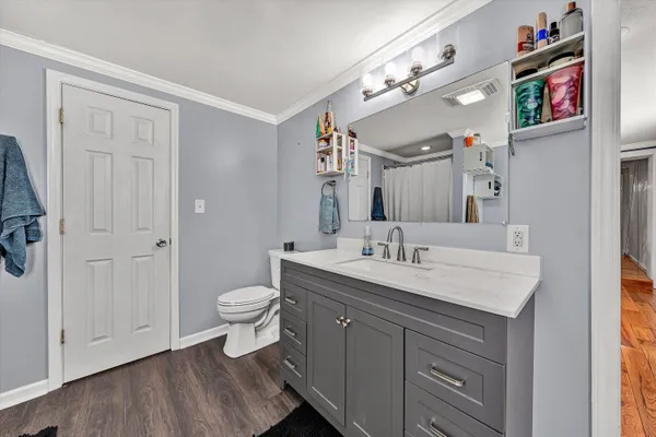 a view of closet area