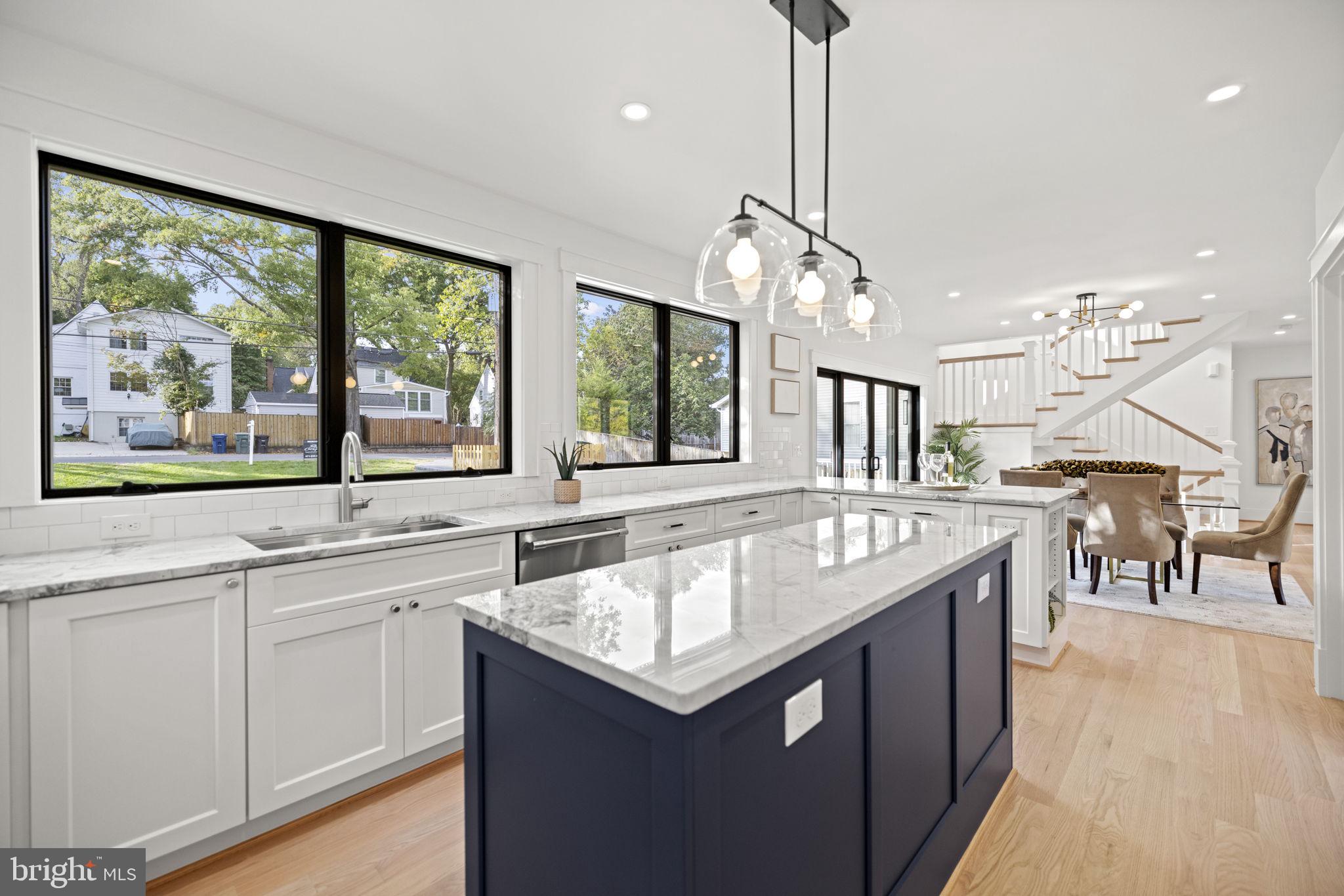 3602 Russell Road Alexandria, VA 22305 - Photo 18 of 66 Center island with plenty of space for meal prep
