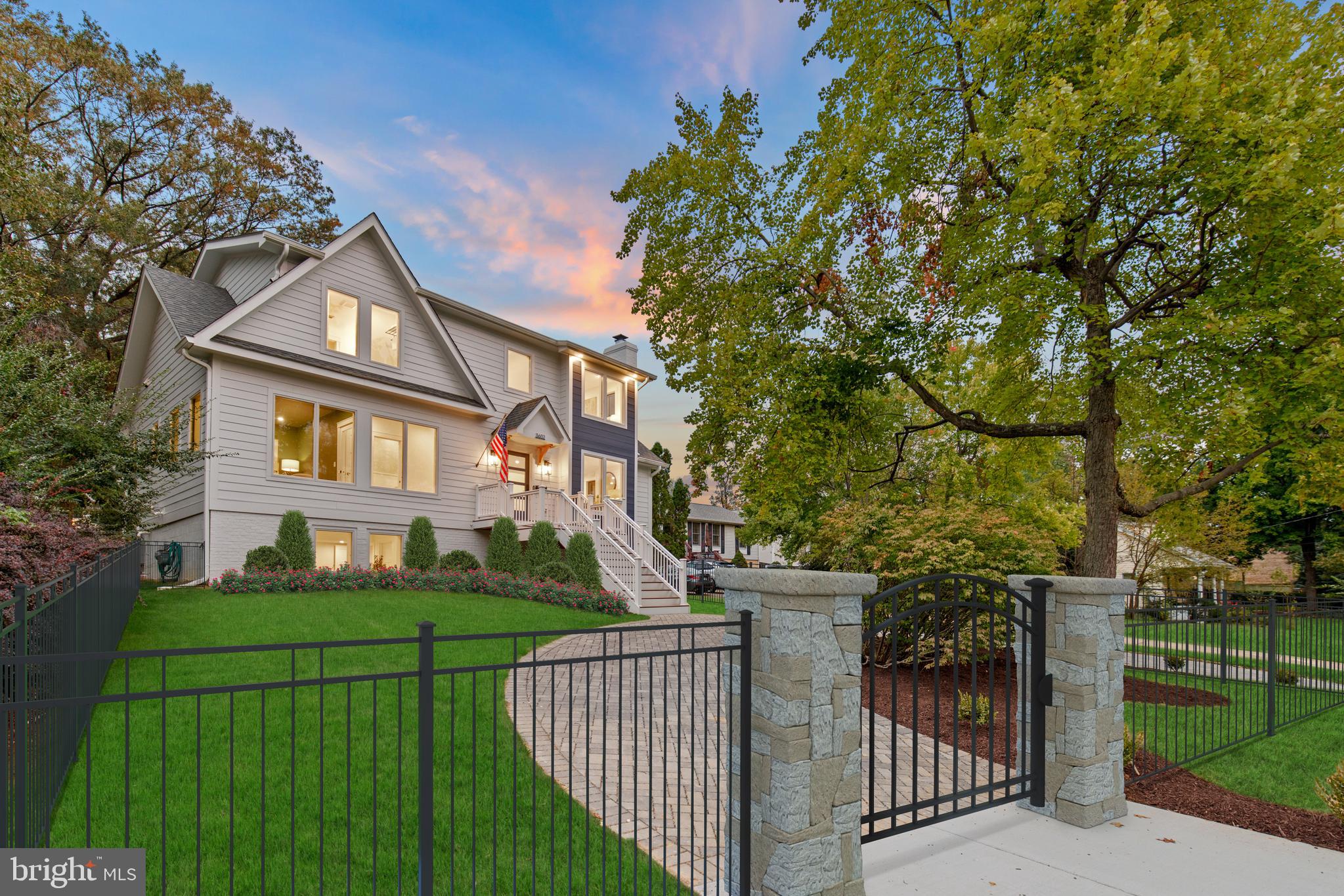 3602 Russell Road Alexandria, VA 22305 - Photo 2 of 66 Virtual rendering w/additional landscaping & fence