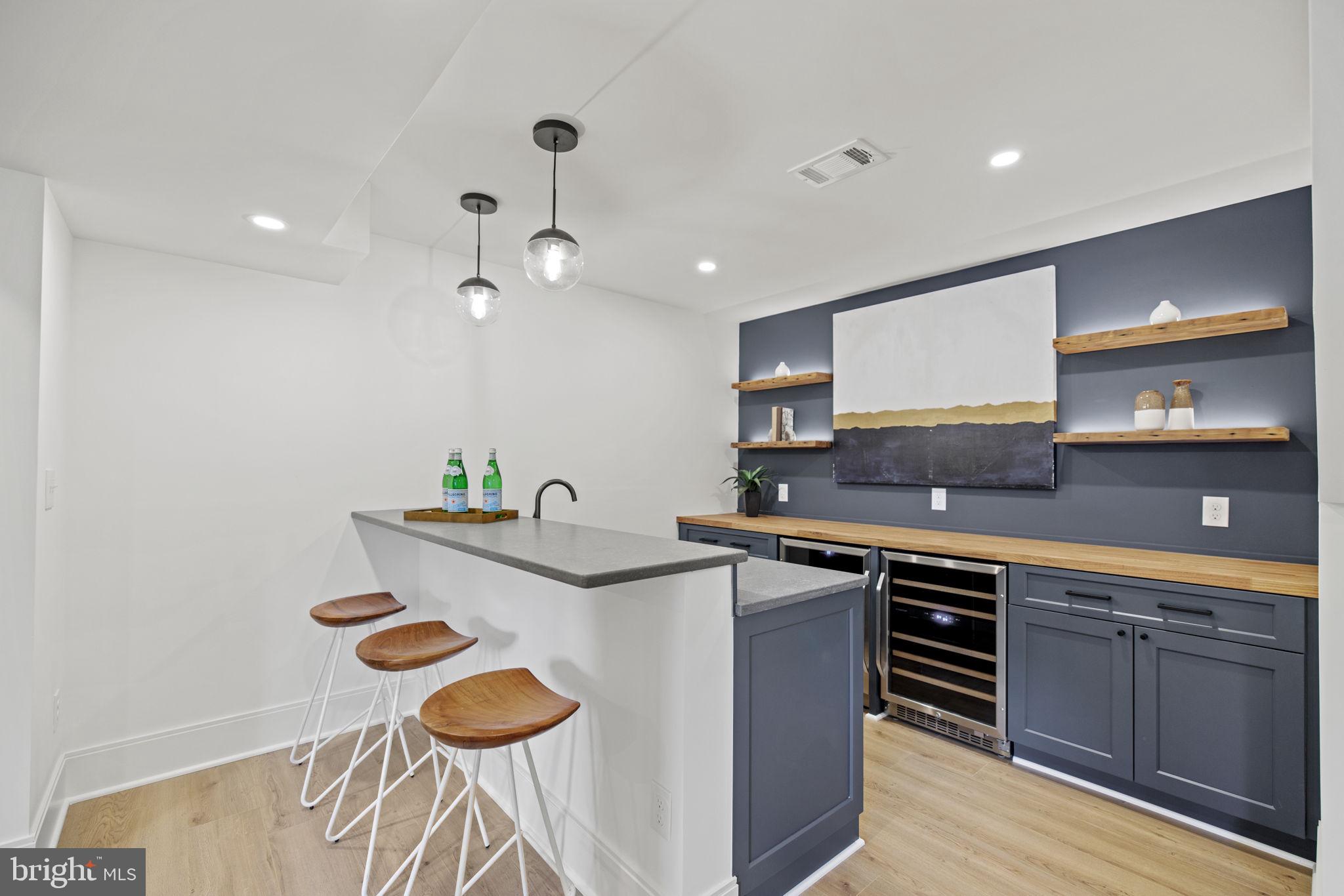 3602 Russell Road Alexandria, VA 22305 - Photo 39 of 66 Wet bar perfect for entertaining