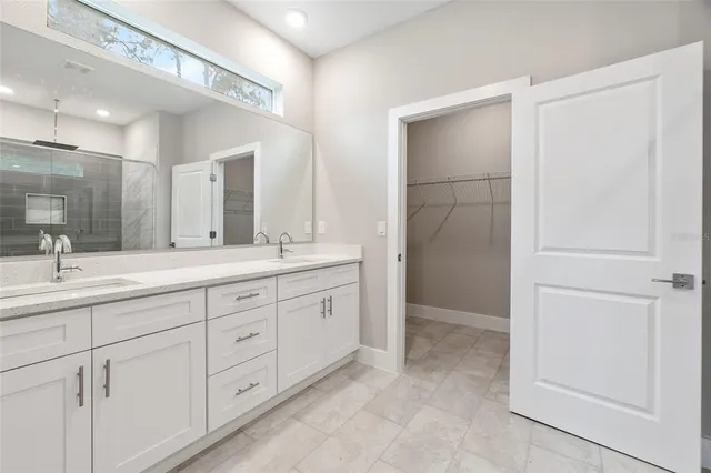 a view of a small space