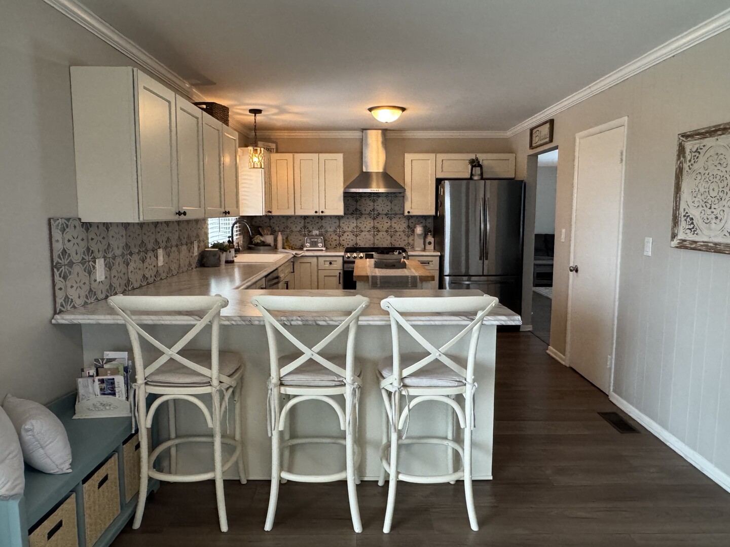 602 North Maple Street Herscher, IL 60941 - Photo 12 of 26 a dining table with chairs and wooden floor