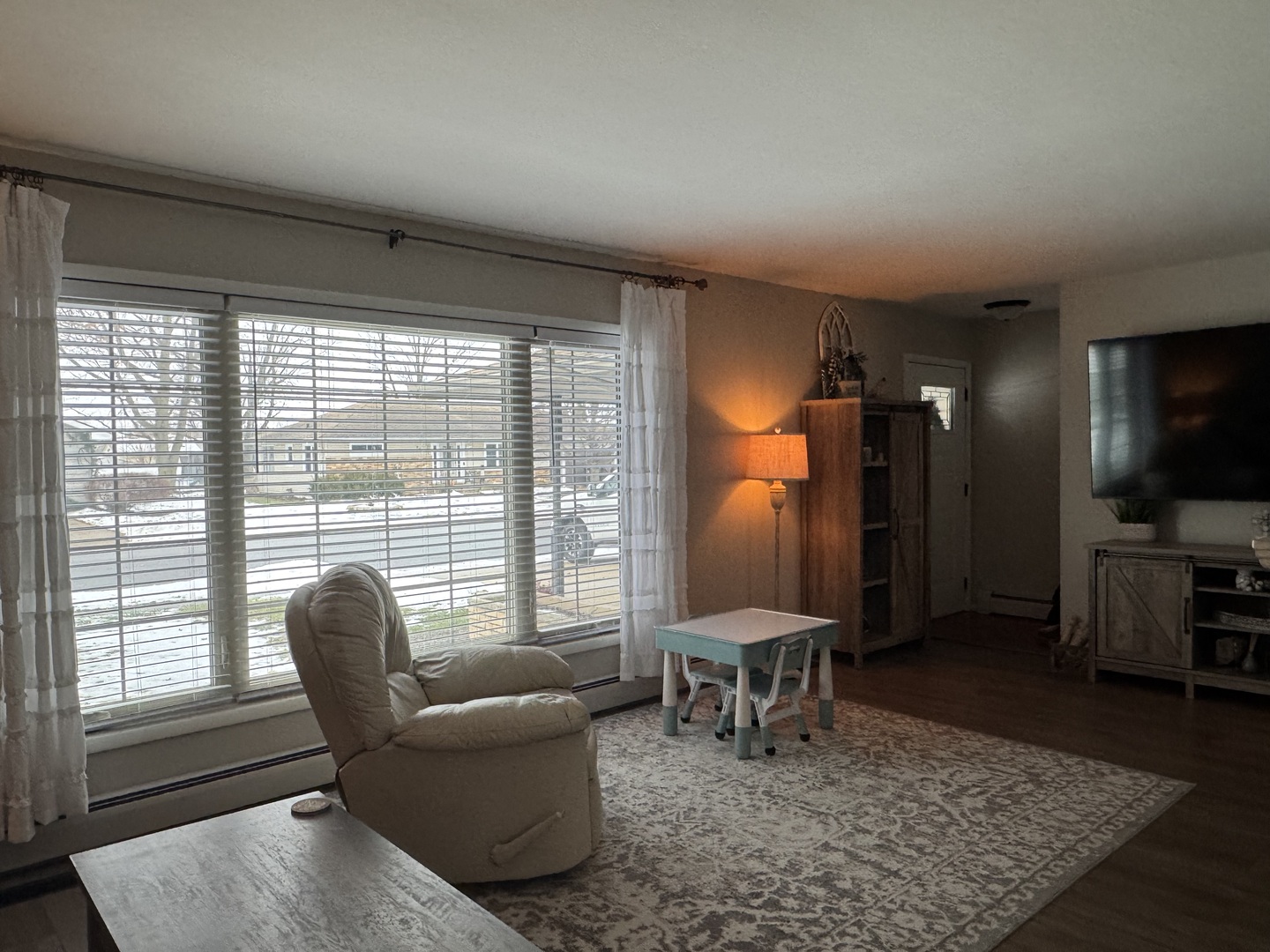 602 North Maple Street Herscher, IL 60941 - Photo 5 of 26 a living room with furniture and a flat screen tv