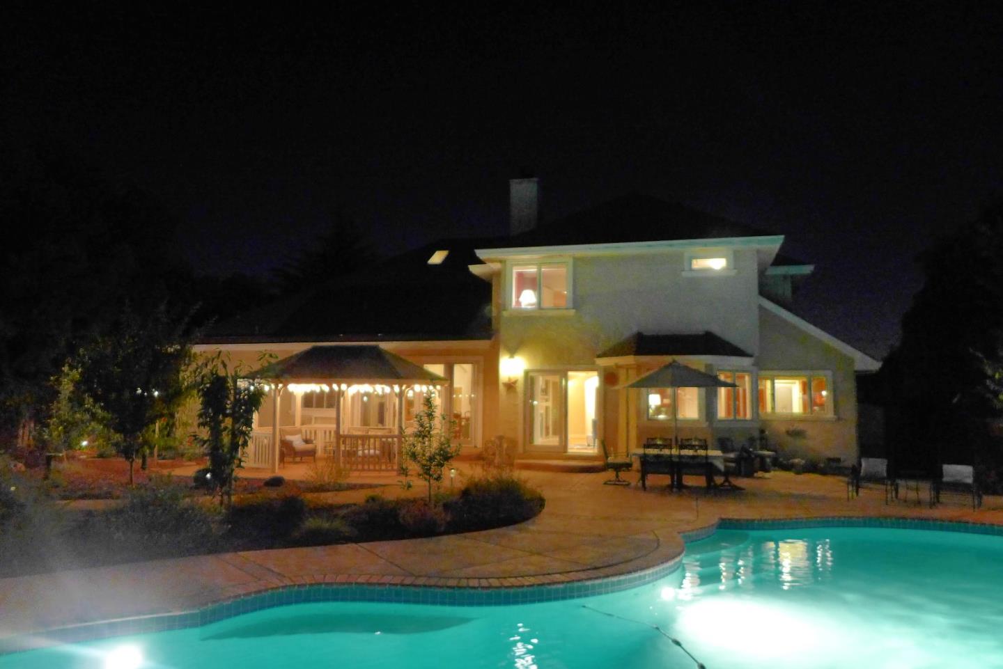 1068 Audrey Avenue Campbell, CA 95008 - Photo 45 of 47 a view of a swimming pool with an outdoor space and seating area