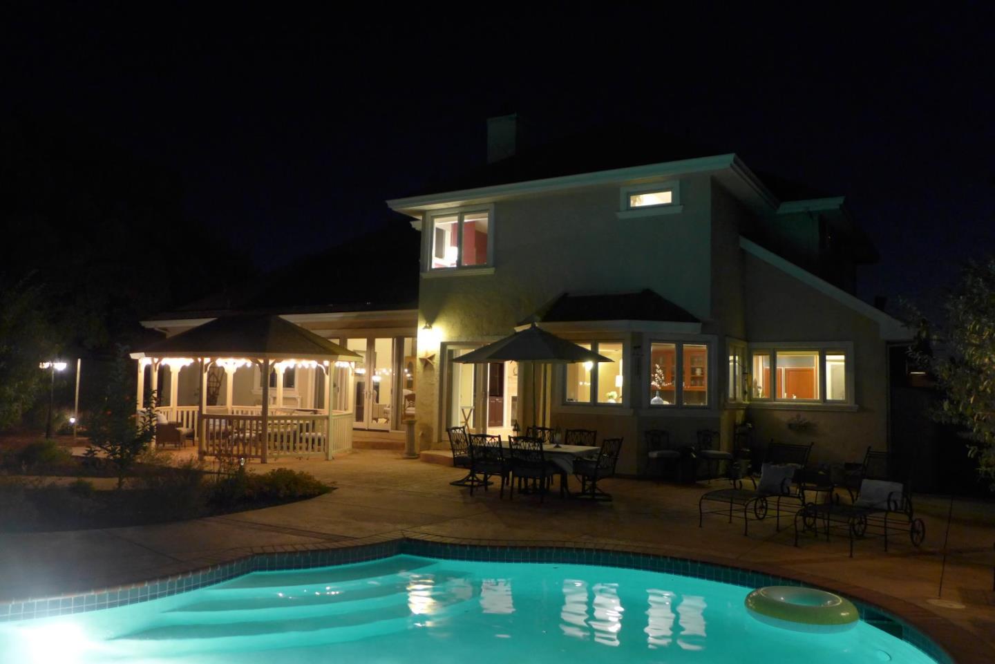 1068 Audrey Avenue Campbell, CA 95008 - Photo 46 of 47 a view of a house with swimming pool and sitting space