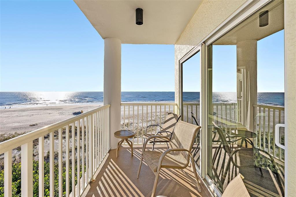 12000 Gulf Boulevard, Unit 501W Treasure Island, FL 33706 - Photo 19 of 36 a view of balcony with furniture