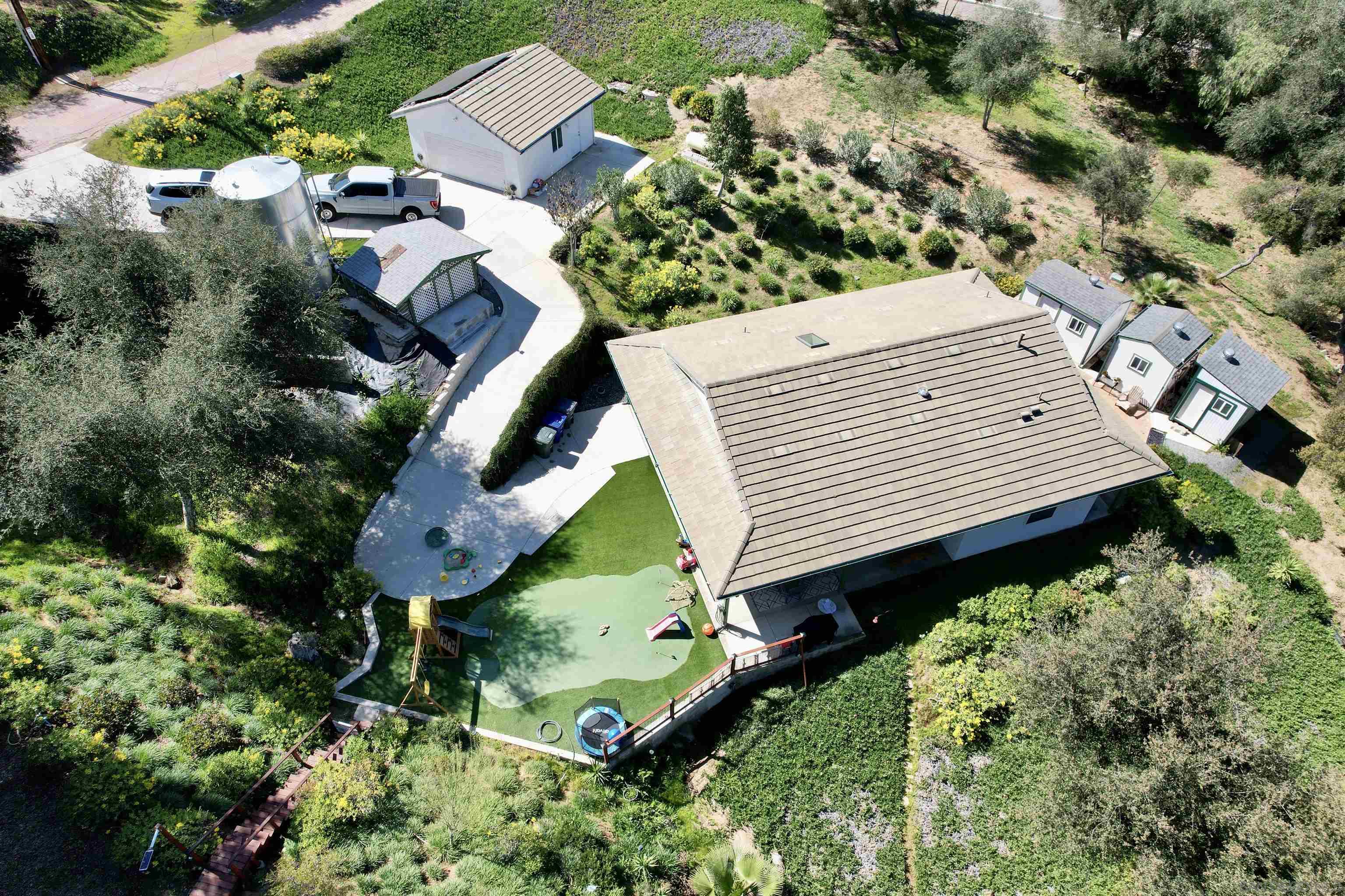 580 South Grade Road Alpine, CA 91901 - Photo 41 of 53 an aerial view of a house