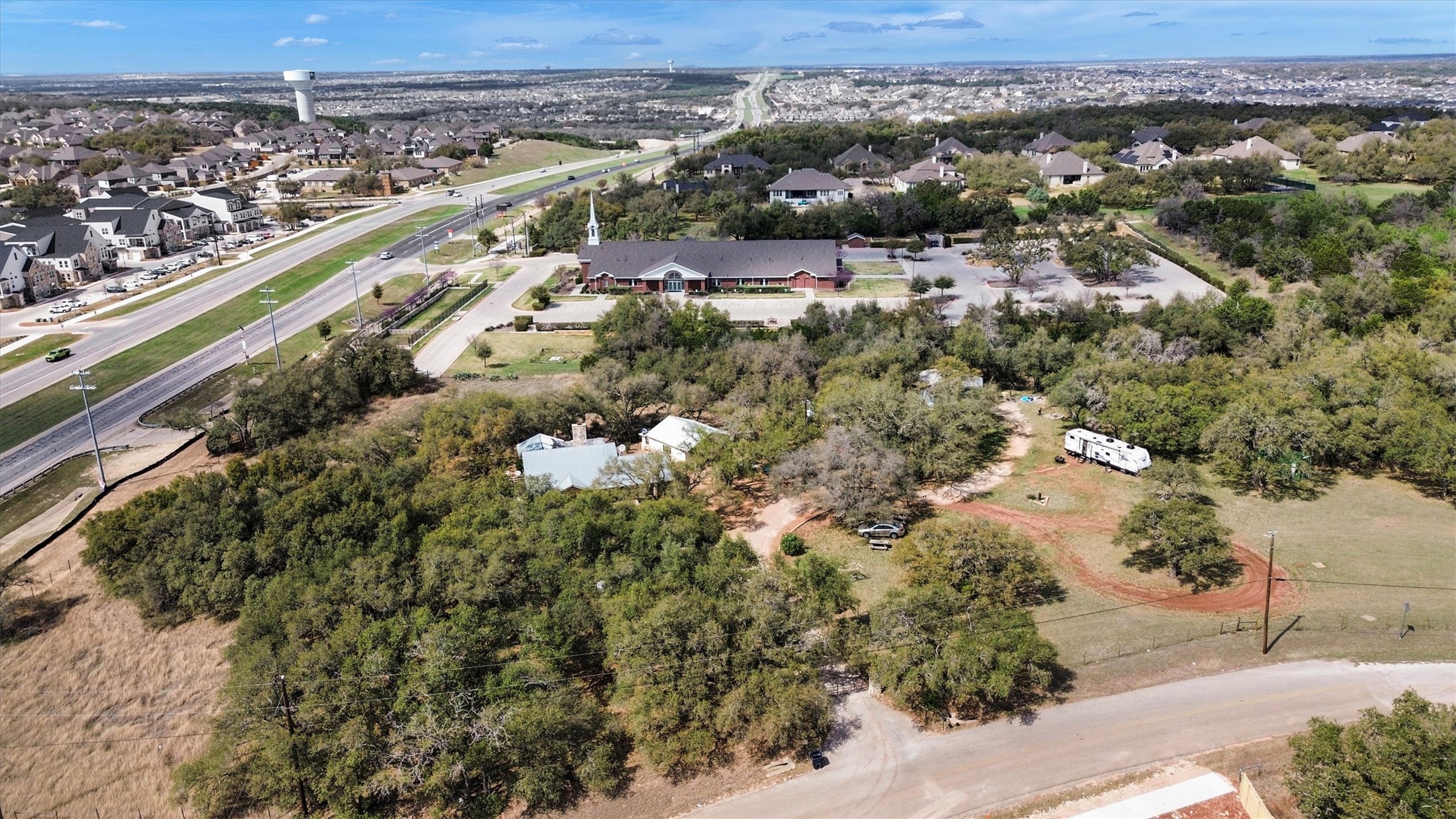 51 County Road 264 Leander, TX 78641 - Photo 8 of 17 Aerial perspective of suburban area