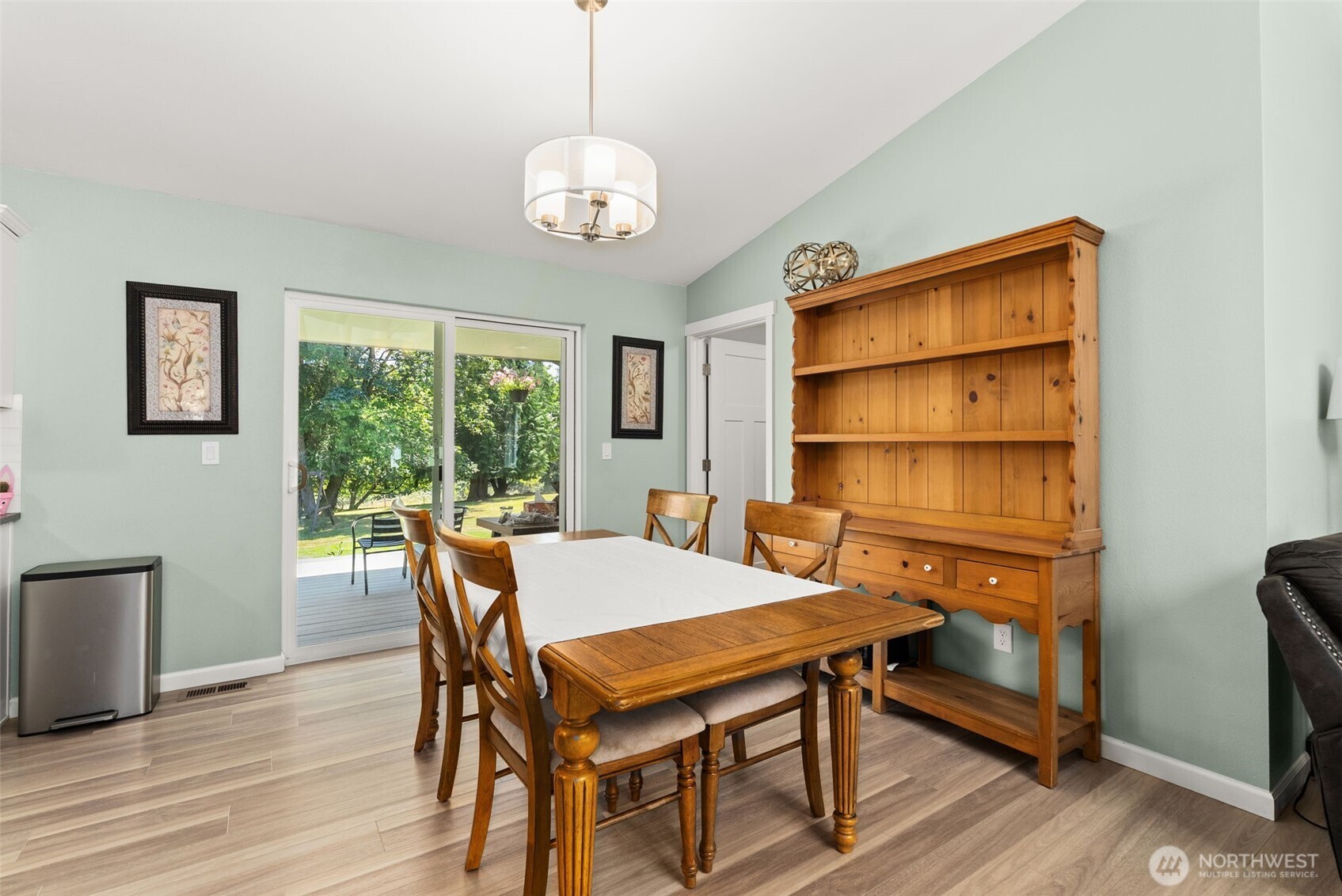 317 Cousins Road Chehalis, WA 98532 - Photo 13 of 40 a view of a dining room with furniture window and wooden floor