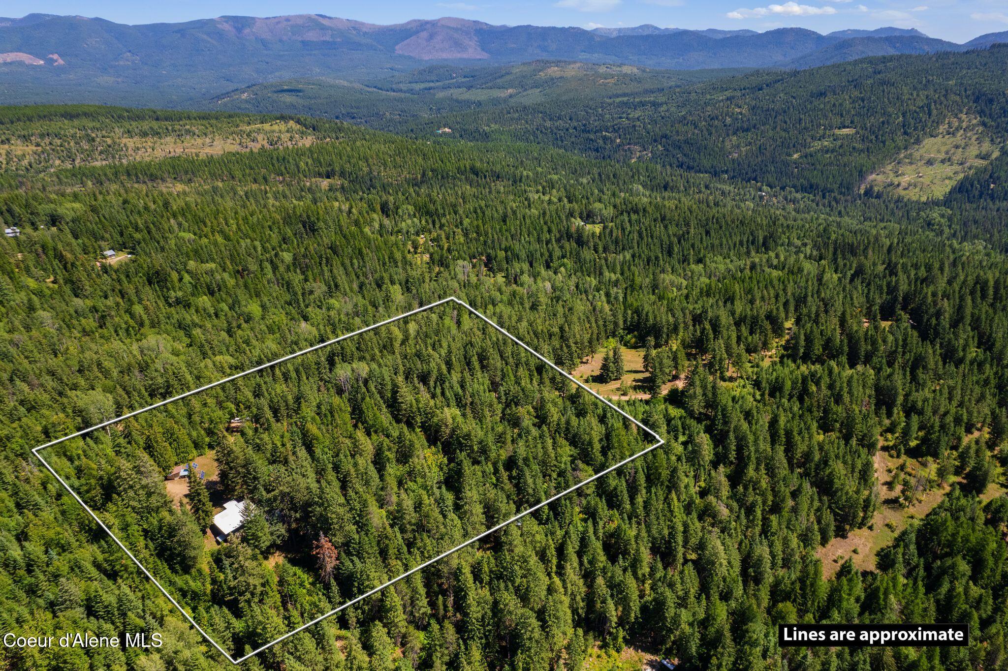 2494 Gold Creek Ridge Road Sandpoint, ID 83864 - Photo 4 of 66 3_DJI_0418plotline