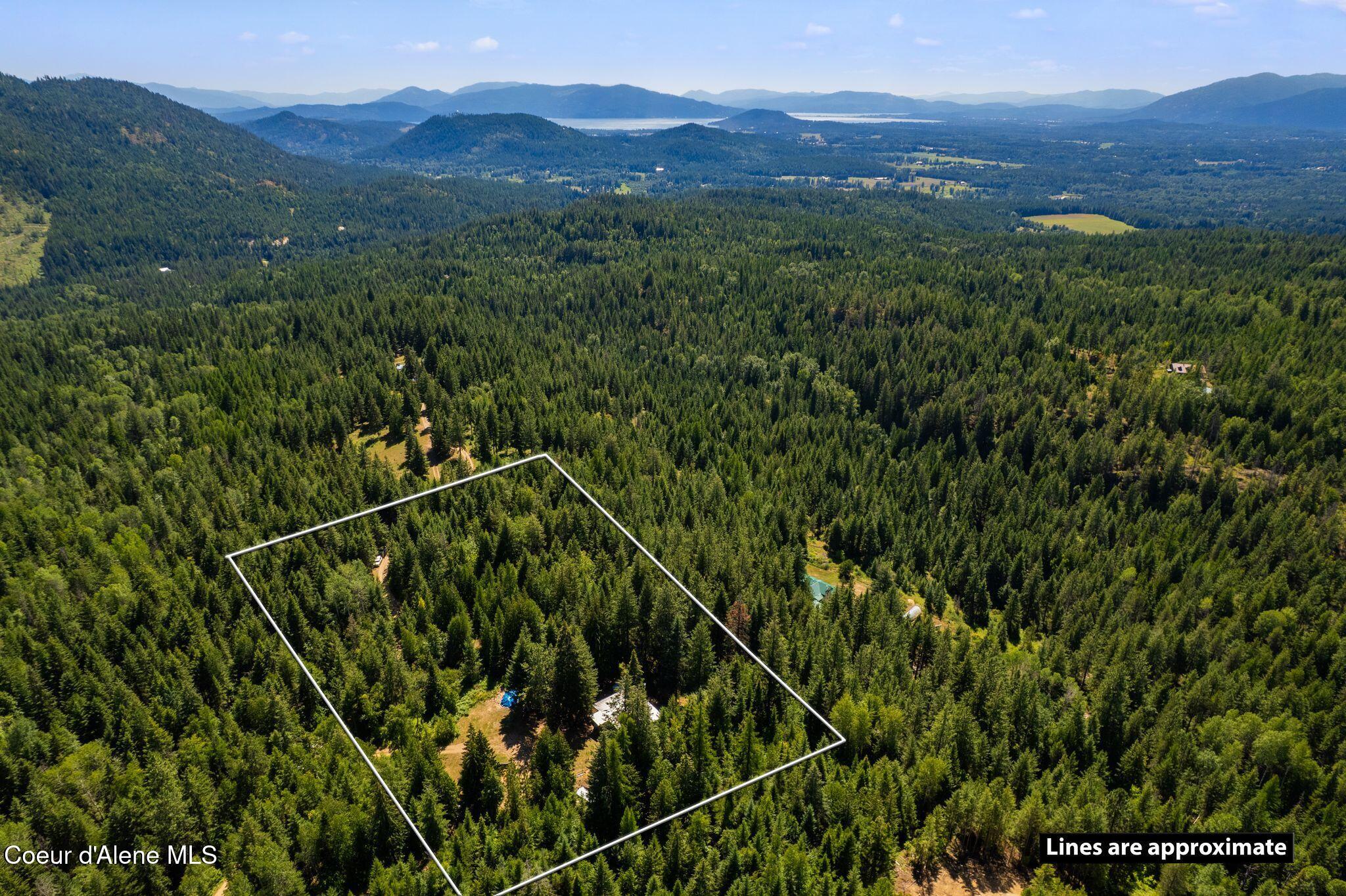 2494 Gold Creek Ridge Road Sandpoint, ID 83864 - Photo 53 of 66 52_DJI_0427plotline