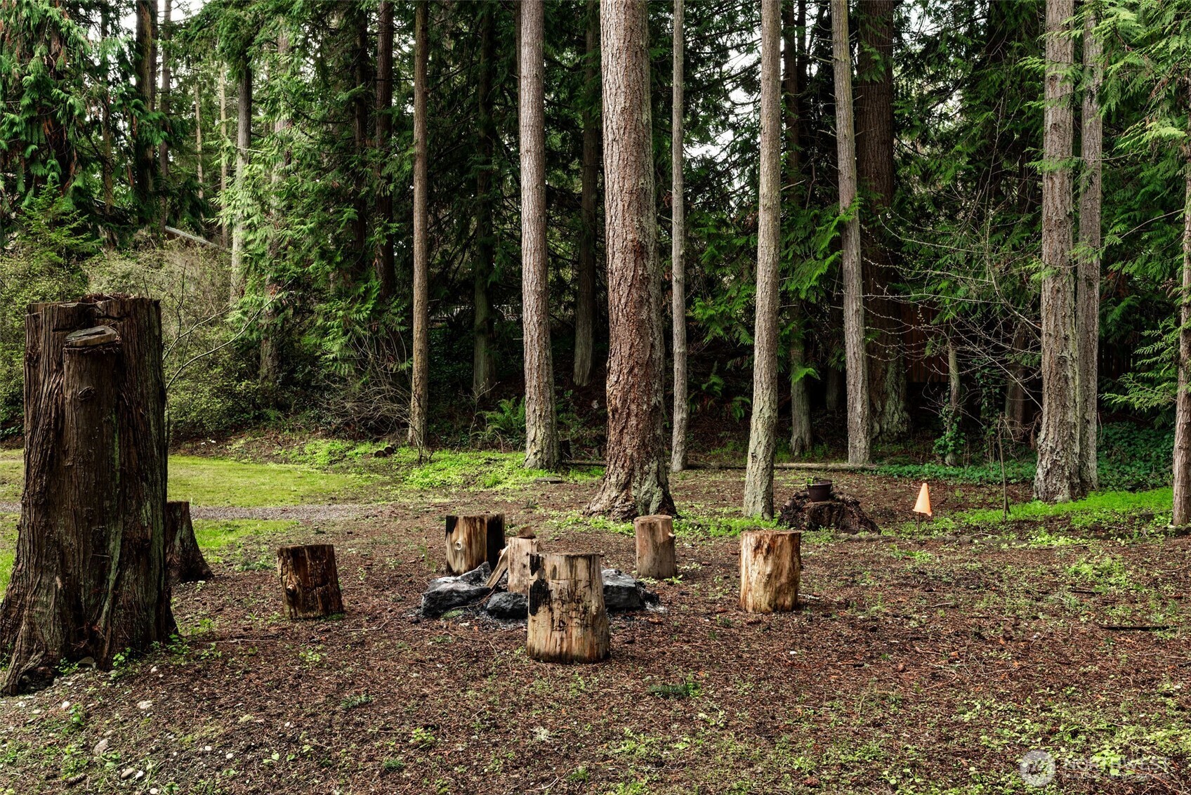 38 Brighton Street Port Hadlock, WA 98339 - Photo 12 of 37 a backyard of a house with table and chairs