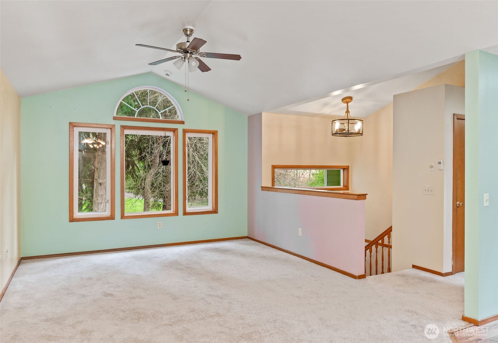 38 Brighton Street Port Hadlock, WA 98339 - Photo 13 of 37 an empty room with windows and fan