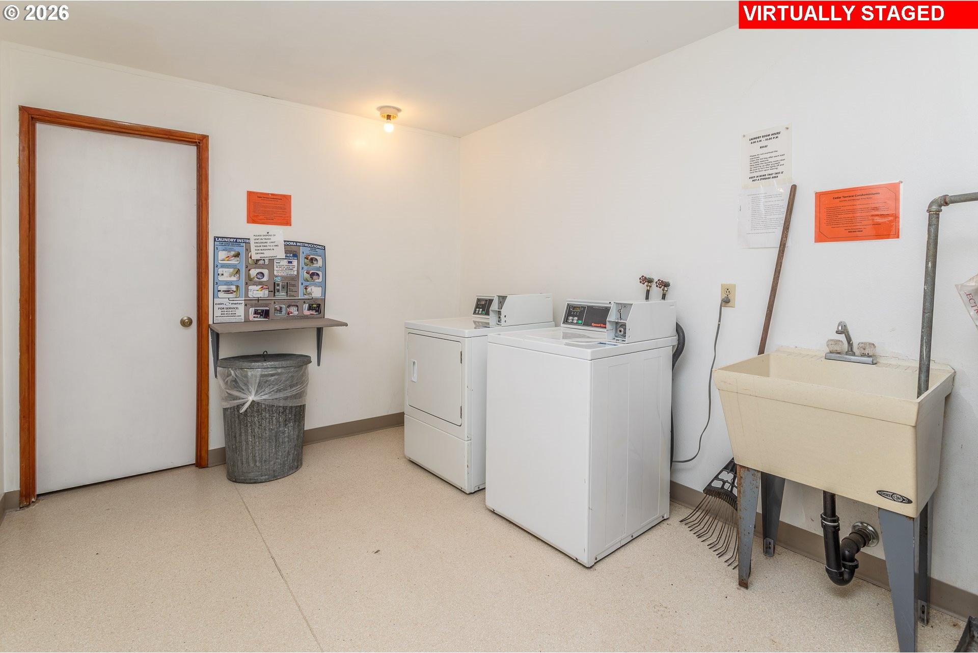 5005 Southwest Mitchell Street, Unit 2 Portland, OR 97221 - Photo 22 of 26 Laundry