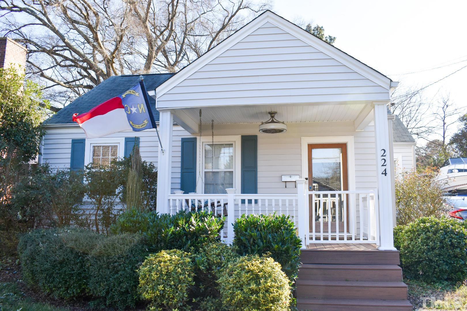224 Glascock Street Raleigh, NC 27604 - Photo 1 of 28 a front view of a house with garden