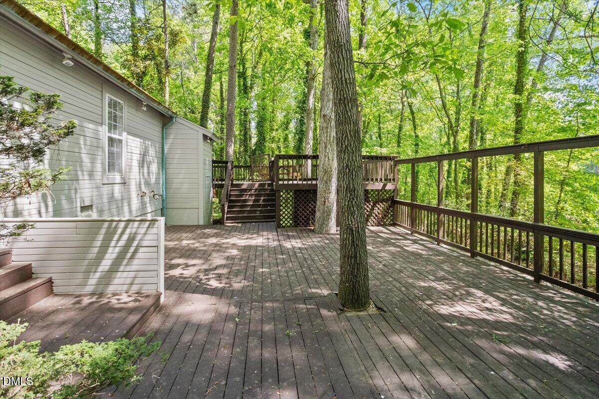 1405 Fairway Ridge Drive Raleigh, NC 27606 - Photo 5 of 27 a view of entrance gate with wooden floor