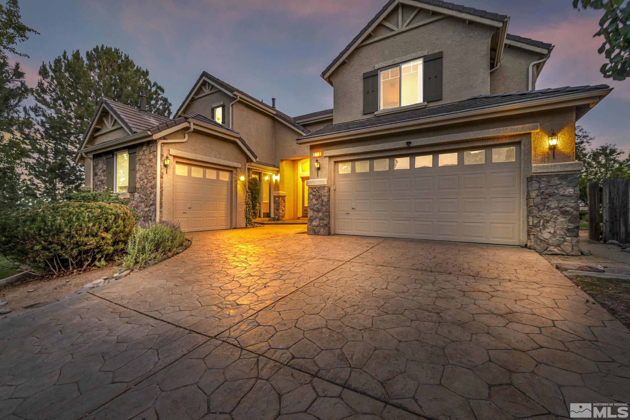 a front view of house