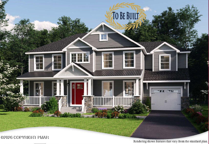 28 L Eagle Path Bushkill, PA 18324 - Photo 1 of 3 a front view of a house with a yard