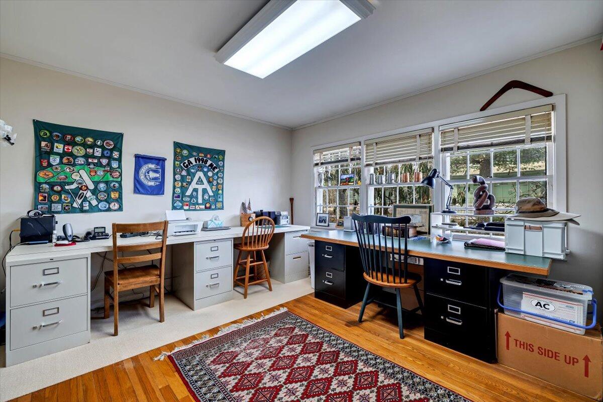 331 Summit Drive Cresco, PA 18326 - Photo 16 of 43 a view of a workspace with furniture and window