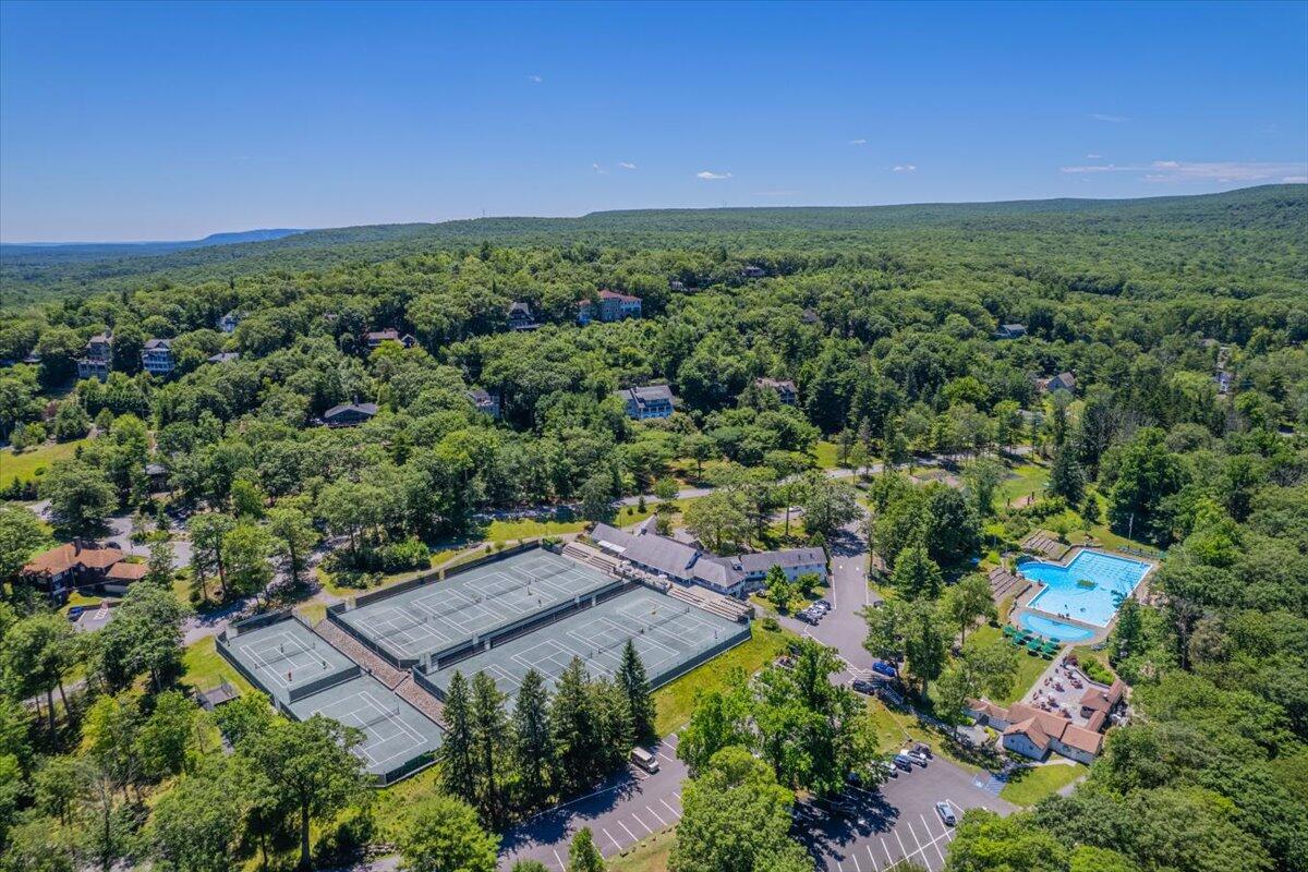 331 Summit Drive Cresco, PA 18326 - Photo 36 of 43 an aerial view of a house with a garden