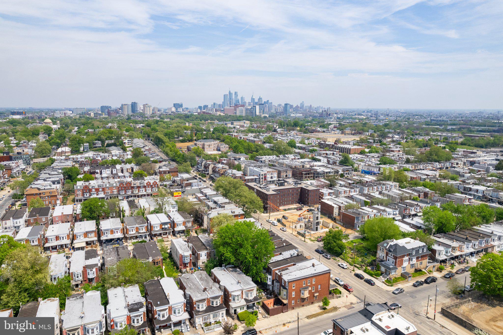 5237 Chester Avenue, Unit 2 Philadelphia, PA 19143 - Photo 36 of 40 an aerial view of a city with lots of residential buildings
