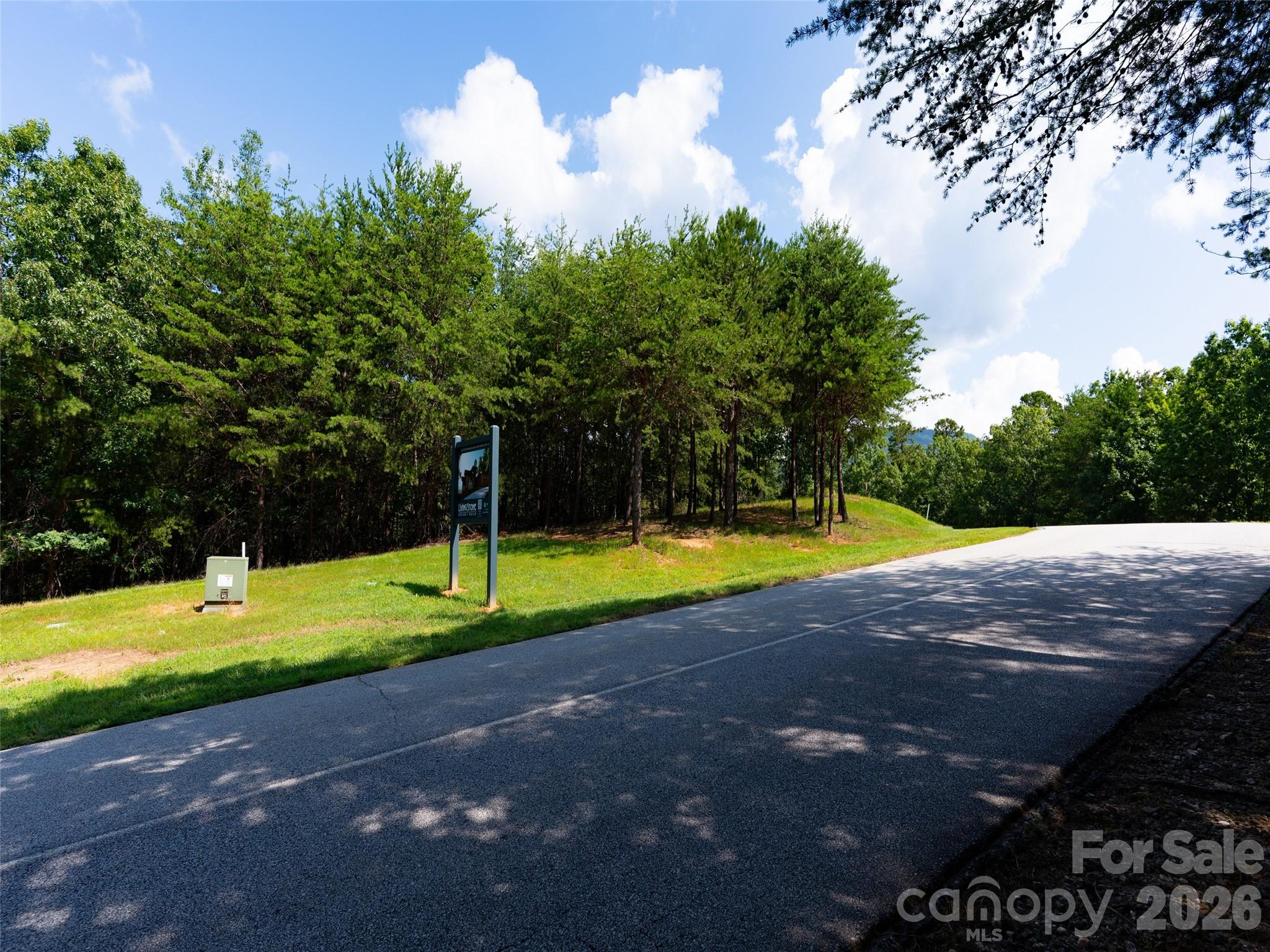 40 Deep Gap Farm Road East Mill Spring, NC 28756 - Photo 6 of 20 a view of a swimming pool with a yard and trees in the background