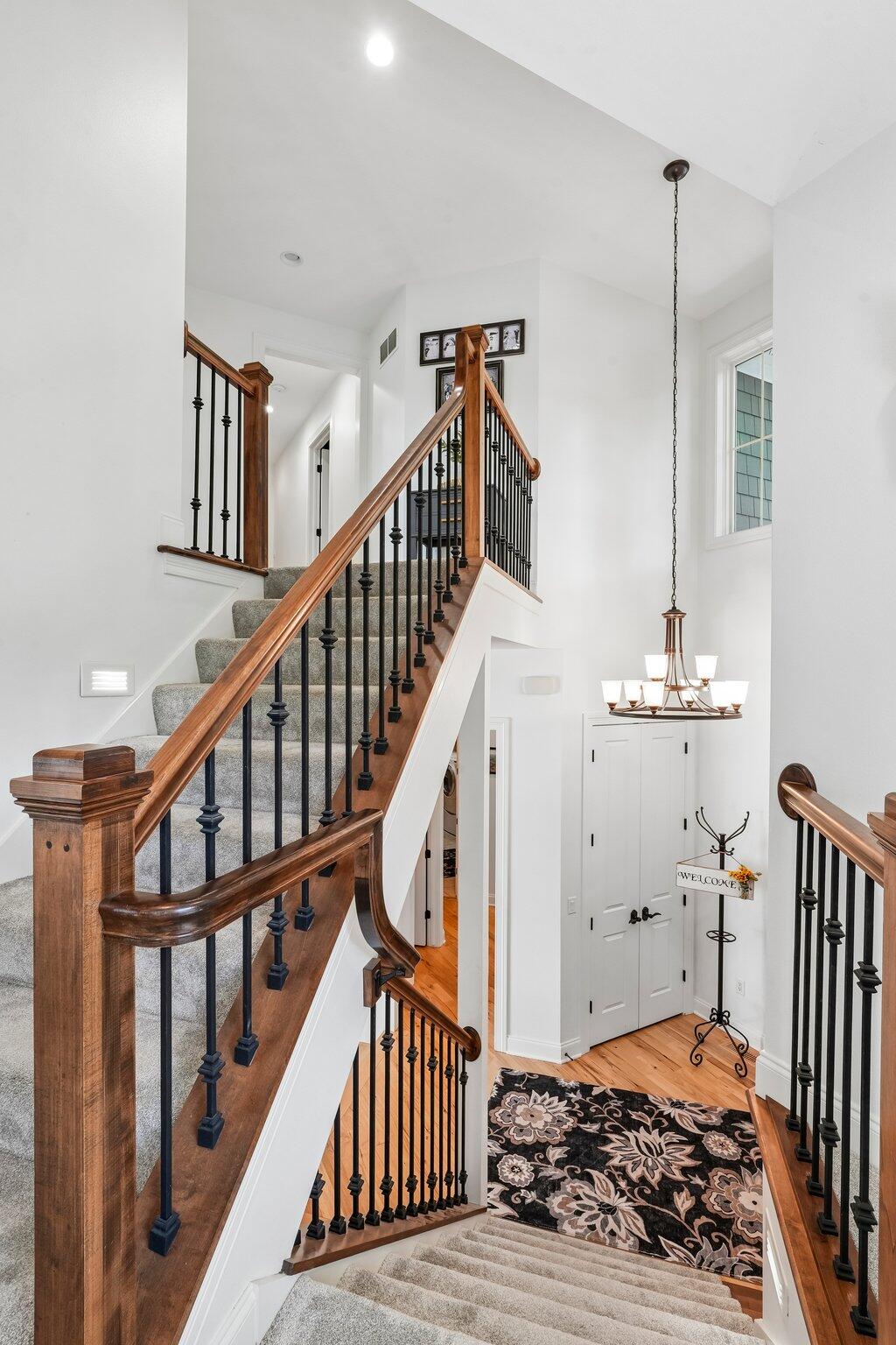 W343N6293 South Bayview Road Oconomowoc, WI 53066 - Photo 55 of 104 Lighted stairways and custom railings
