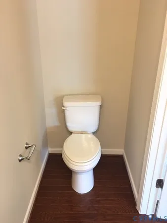 a bathroom with a toilet