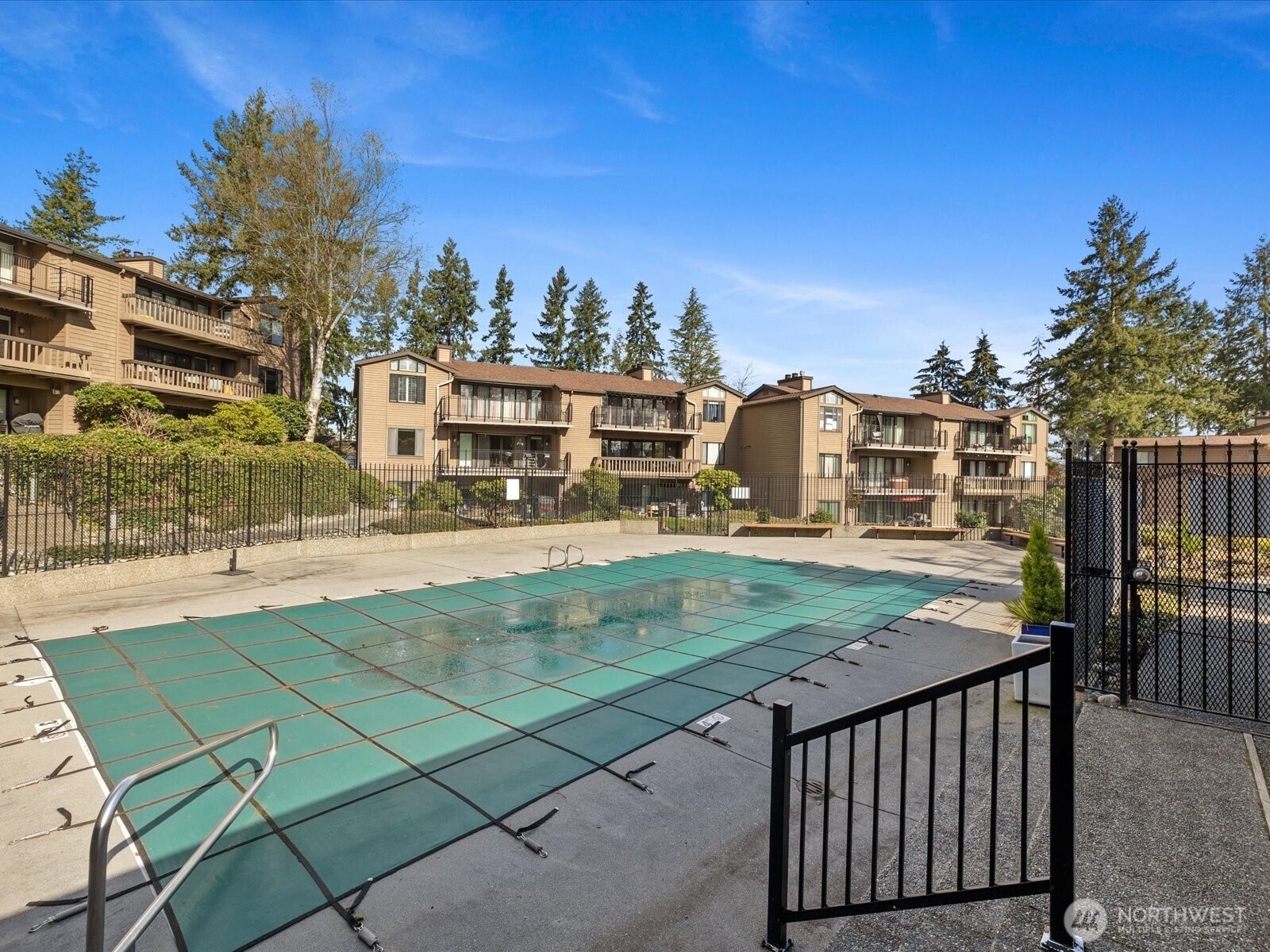17412 Northeast 40th Place, Unit A6 Redmond, WA 98052 - Photo 34 of 40 a view of a balcony with residential area