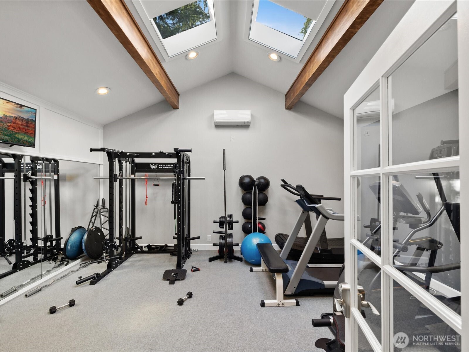 17412 Northeast 40th Place, Unit A6 Redmond, WA 98052 - Photo 38 of 40 a view of a room with gym equipment