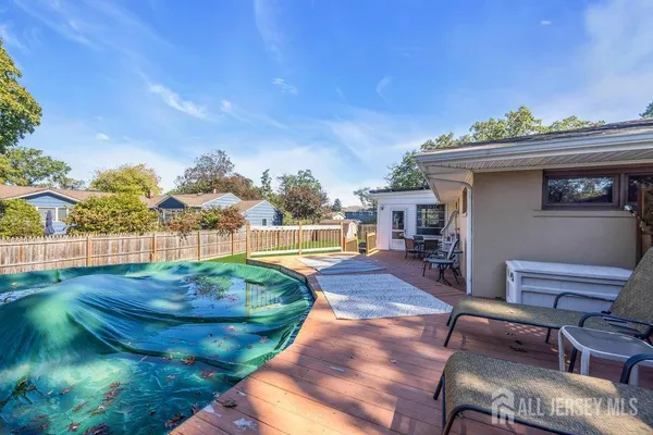 a view of a terrace with chairs