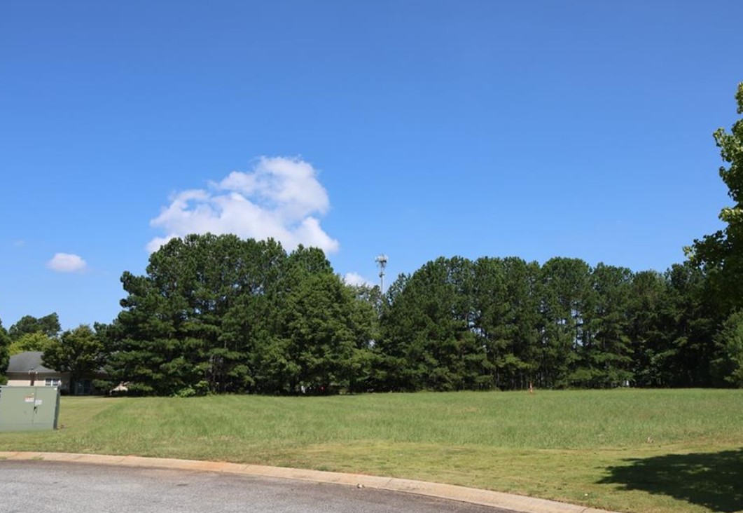 120 Perpetual Square Drive Anderson, SC 29621 - Photo 2 of 14 A spacious, verdant lot awaits your vision, bordered by mature trees under a clear sky.