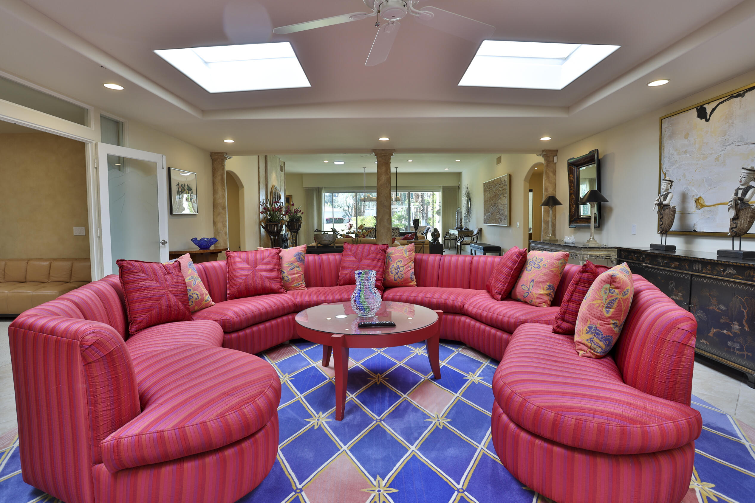 45735 Pawnee Road Indian Wells, CA 92210 - Photo 39 of 74 a living room with stainless steel appliances furniture and a large window