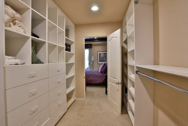 a view of kitchen island and living room