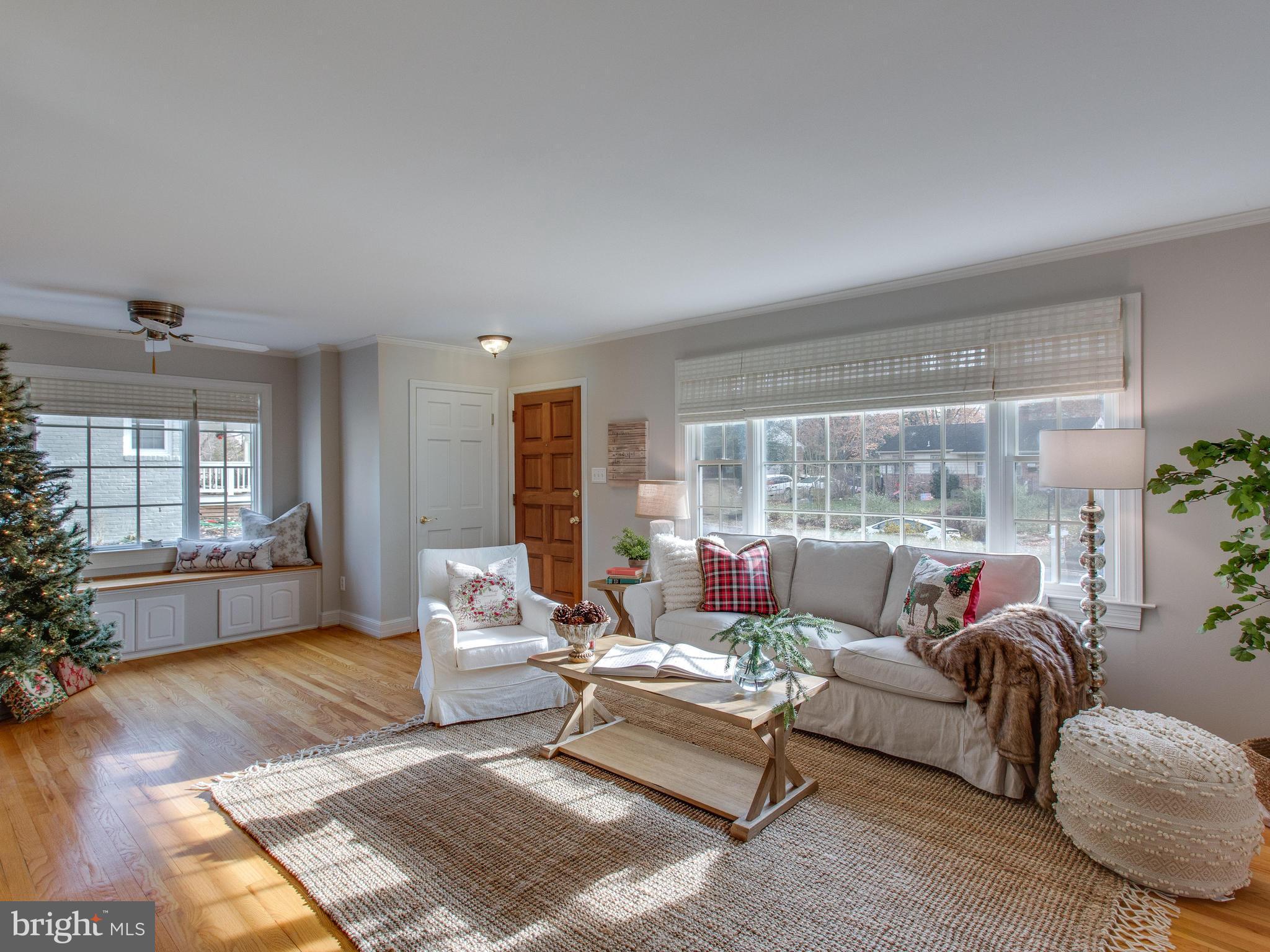 Fantastic light in this spacious living room