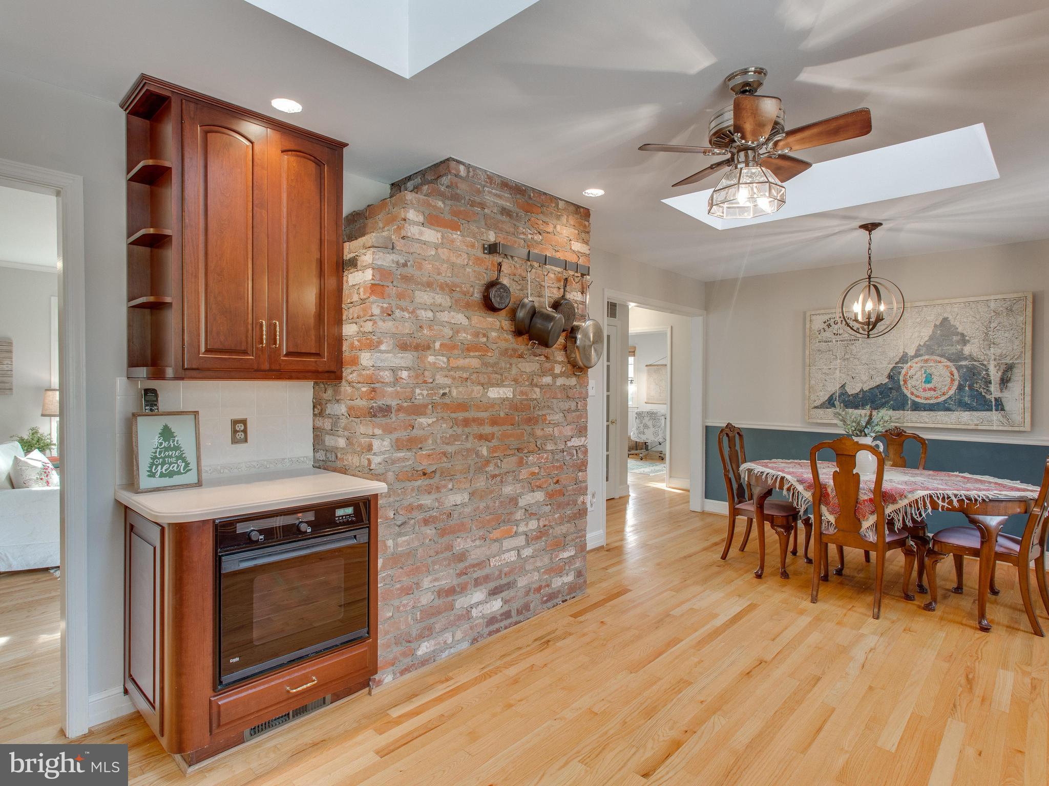 2004 Jamestown Road Alexandria, VA 22308 - Photo 5 of 30 Kitchen with exposed brick wall