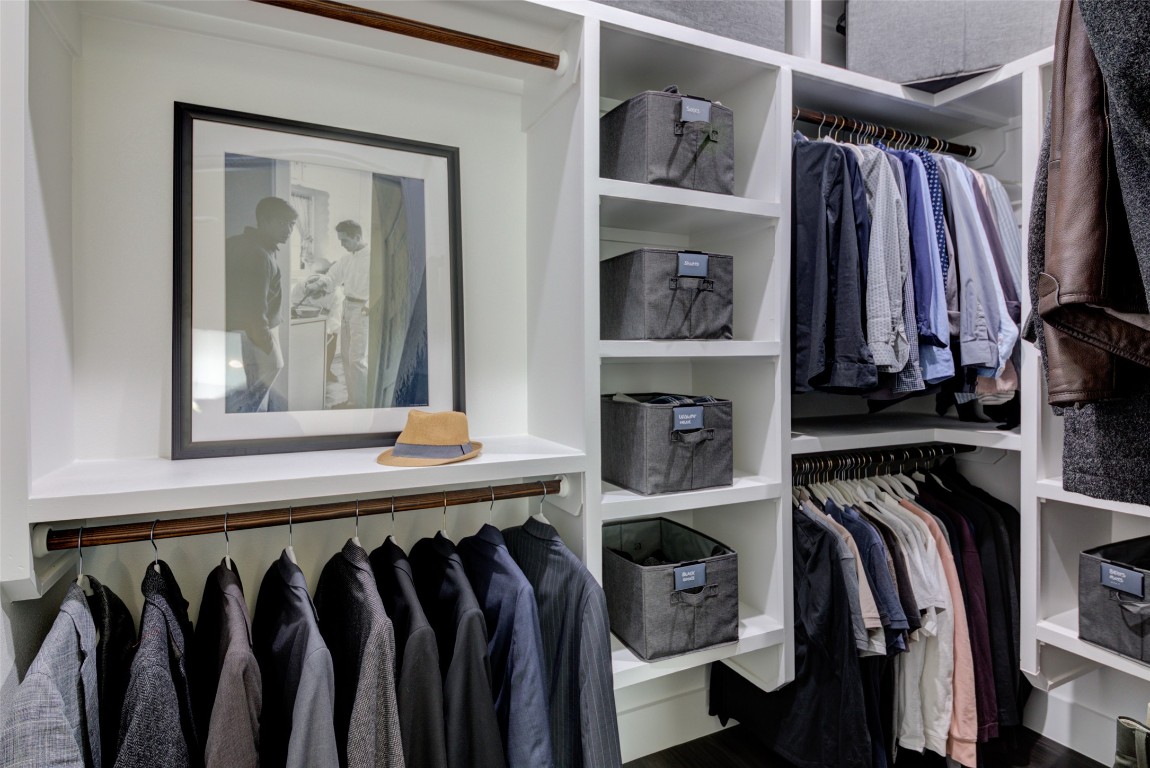170 Bunker Rnch Boulevard, Unit 64 Dripping Springs, TX 78620 - Photo 26 of 37 a view of walk in closet with clothes and shoes
