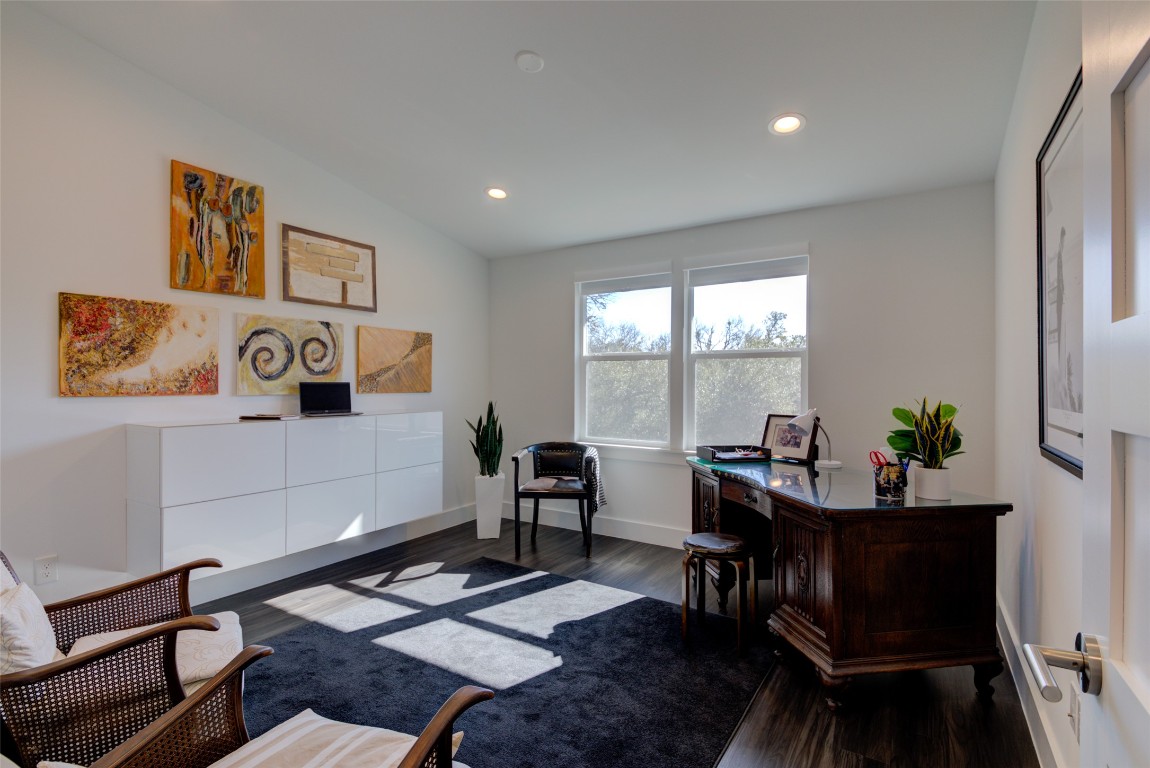 170 Bunker Rnch Boulevard, Unit 64 Dripping Springs, TX 78620 - Photo 31 of 37 a workspace with furniture and window