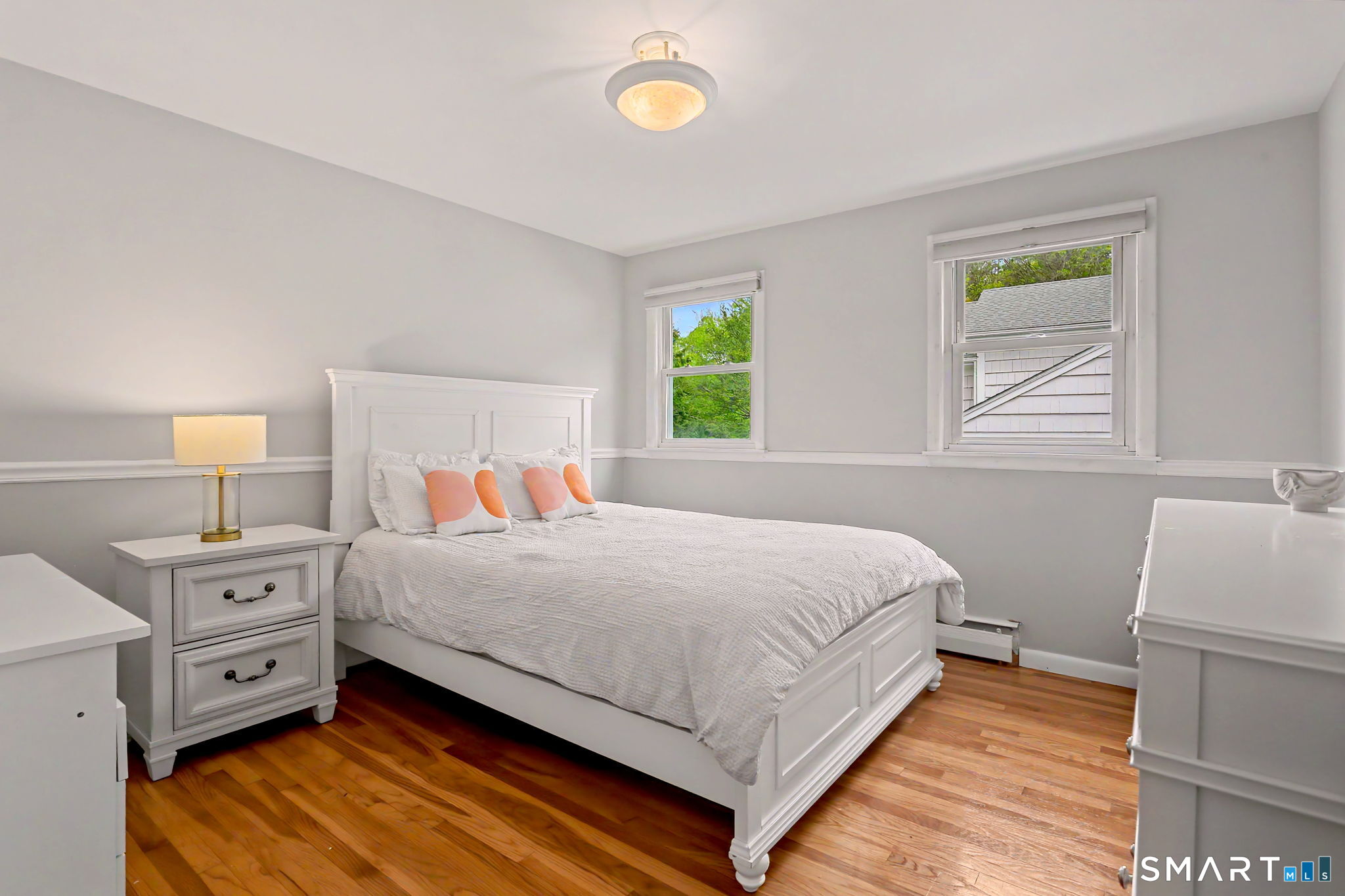 73 Oxbow Road Fairfield, CT 06824 - Photo 22 of 35 Bedroom 4 with Hardwood Floors