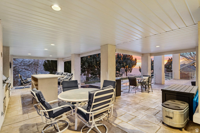 1878 East Ridge Point Drive Bountiful, UT 84010 - Photo 71 of 92 View of patio with outdoor dining area
