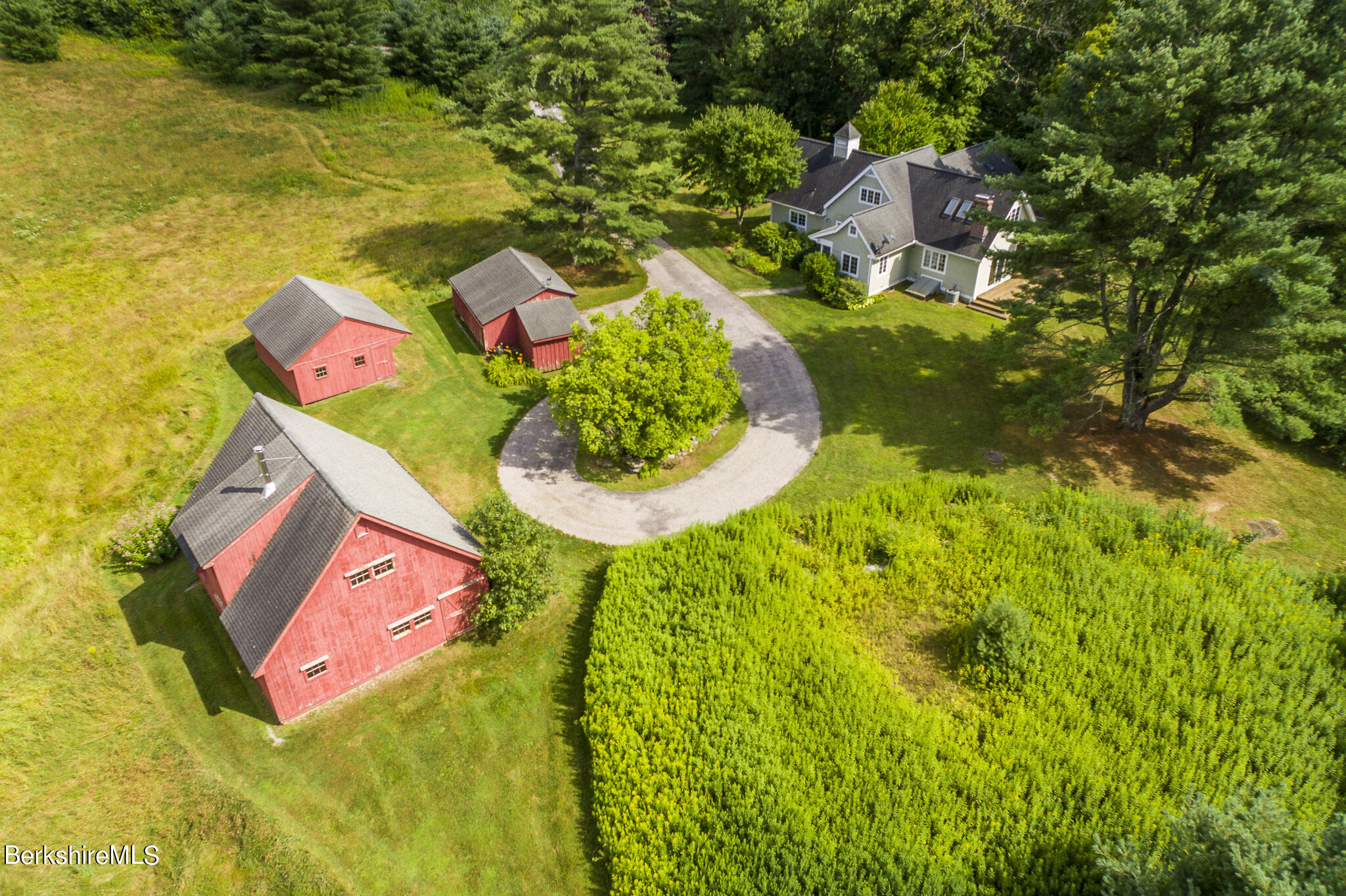 47 E Road Alford, MA 01266 - Photo 2 of 46 a aerial view of a house with pool yard and outdoor seating