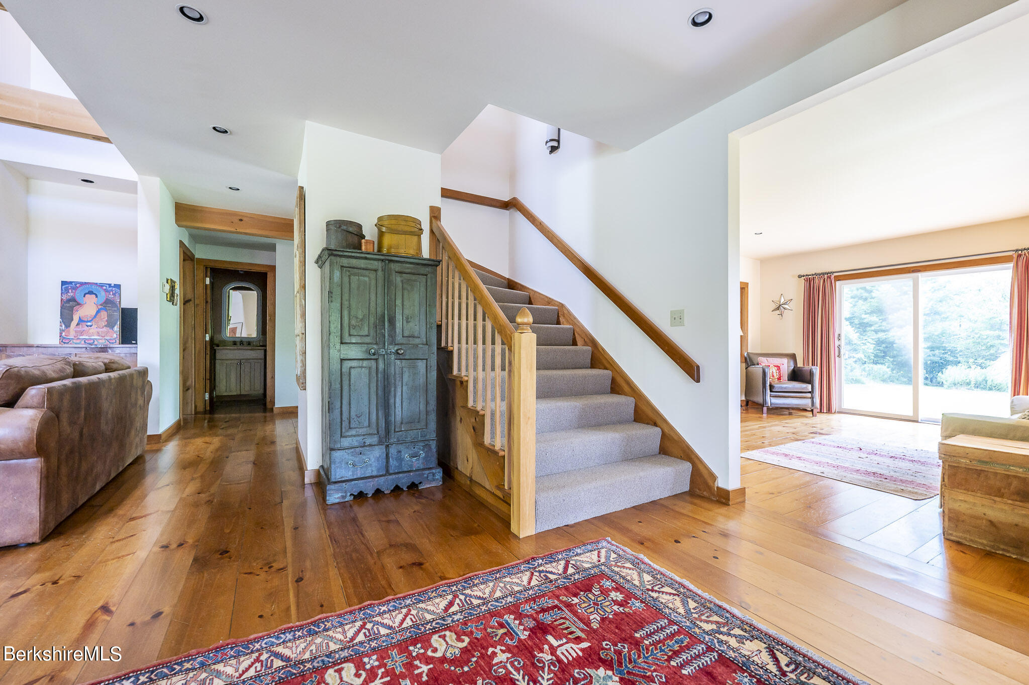47 E Road Alford, MA 01266 - Photo 27 of 46 a view of entryway and hall with wooden floor