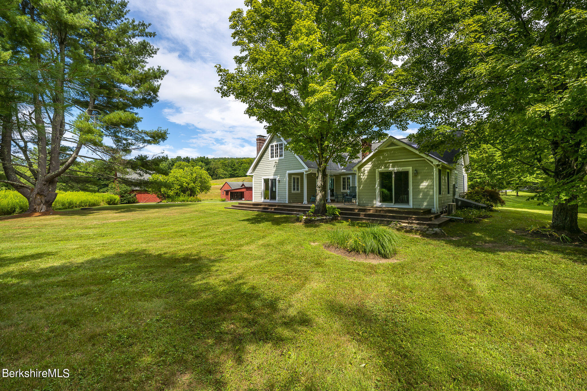 47 E Road Alford, MA 01266 - Photo 37 of 46 a front view of a house with garden