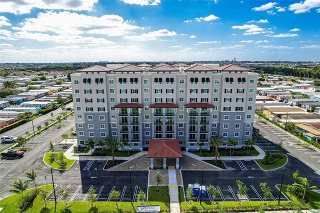 a view of a city with tall buildings