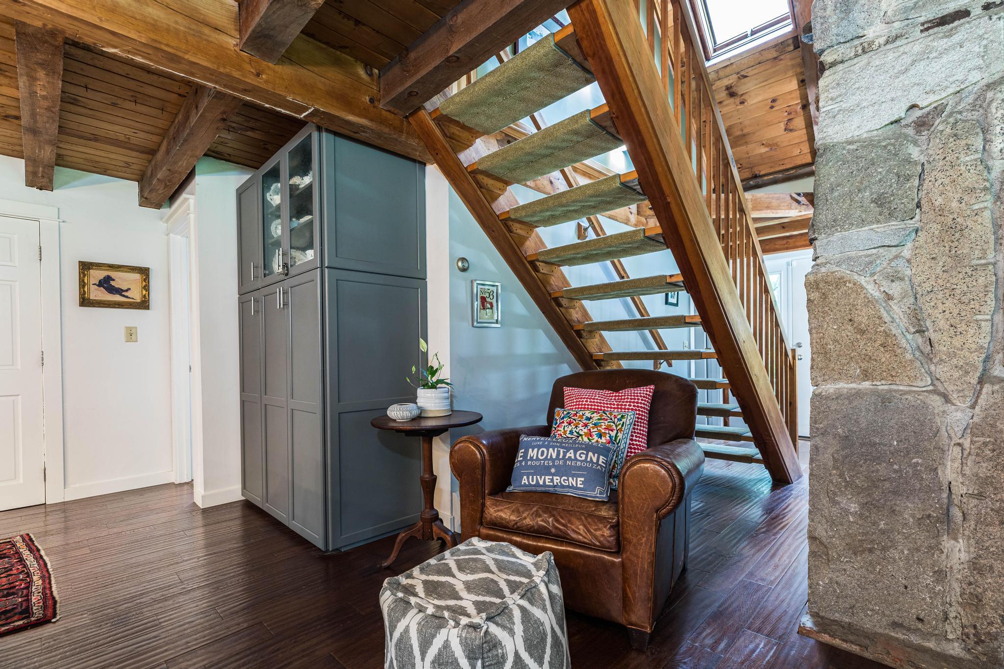 180 Clay Hill Road York, ME 03902 - Photo 12 of 39 Open Staircase, Rustic Elegance